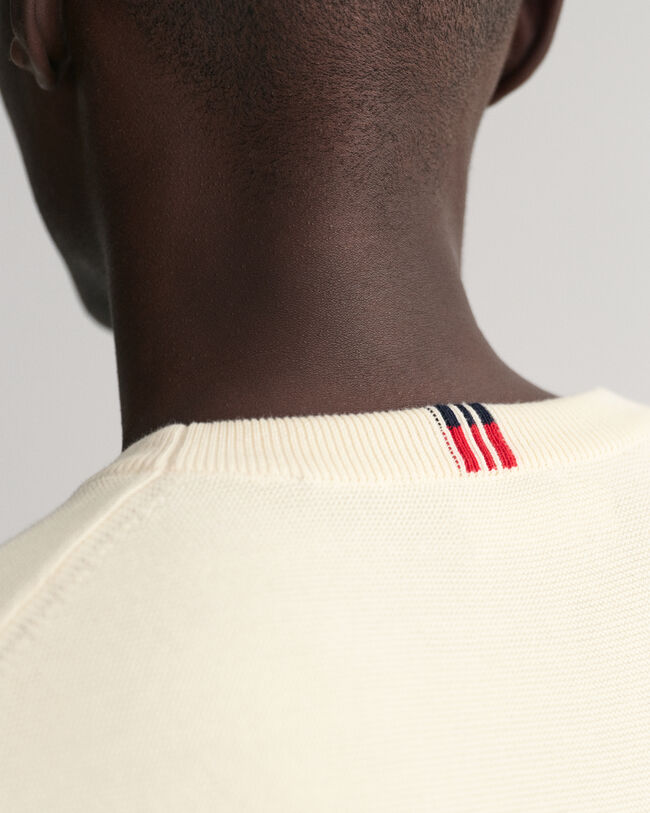 Jersey ligero con cuello redondo Texture