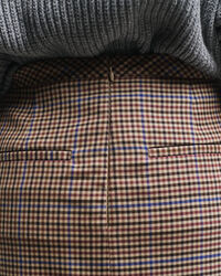 Falda de tubo a cuadros