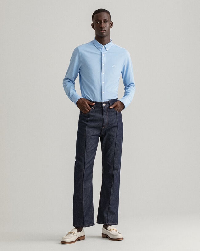 Camisa Slim Fit Tech Prep™ de piqué