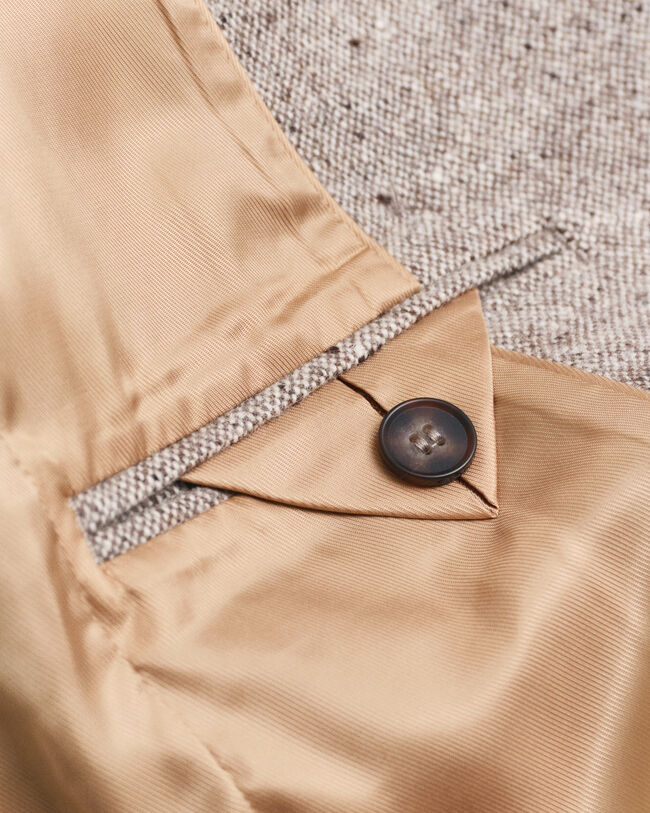 Americana Regular Fit de lana con textura