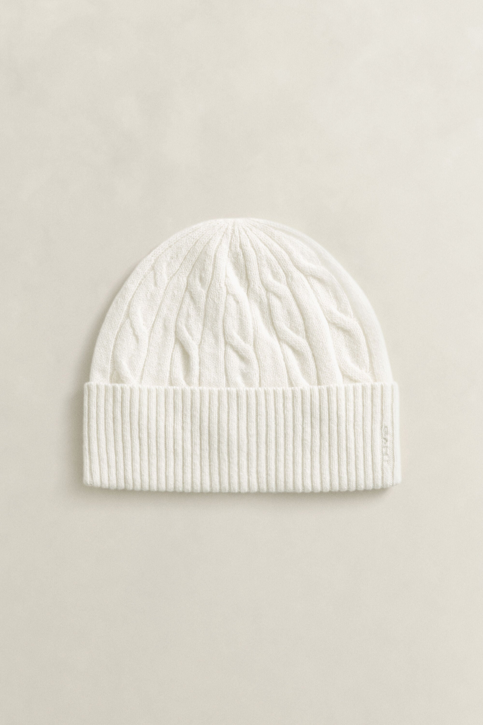 Gorro de punto de ochos de lana