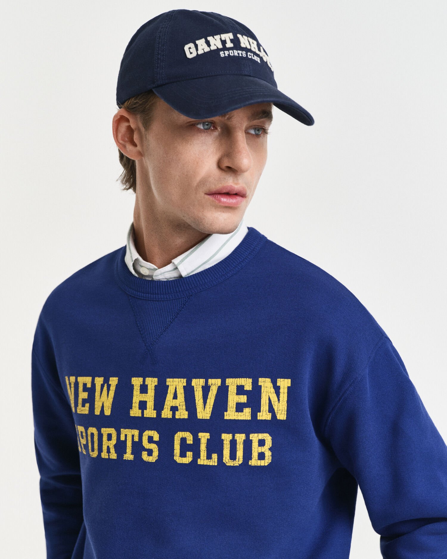 Sudadera de cuello redondo con gráfico