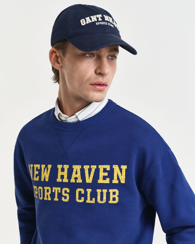 Sudadera de cuello redondo con gráfico