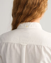 Camisa Oxford Regular Fit teñida en prenda