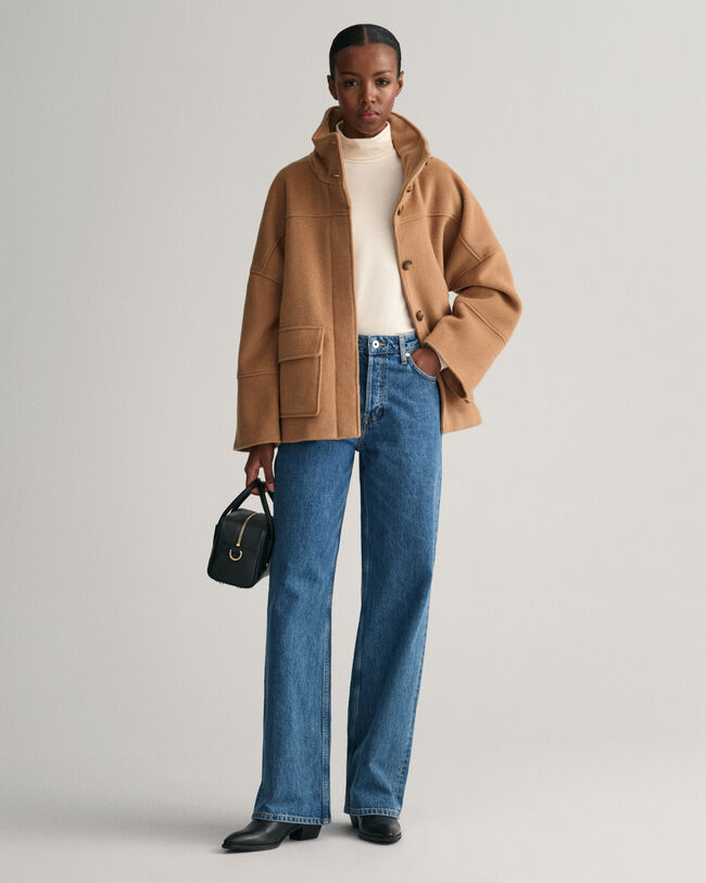 Chaqueta corta de lana