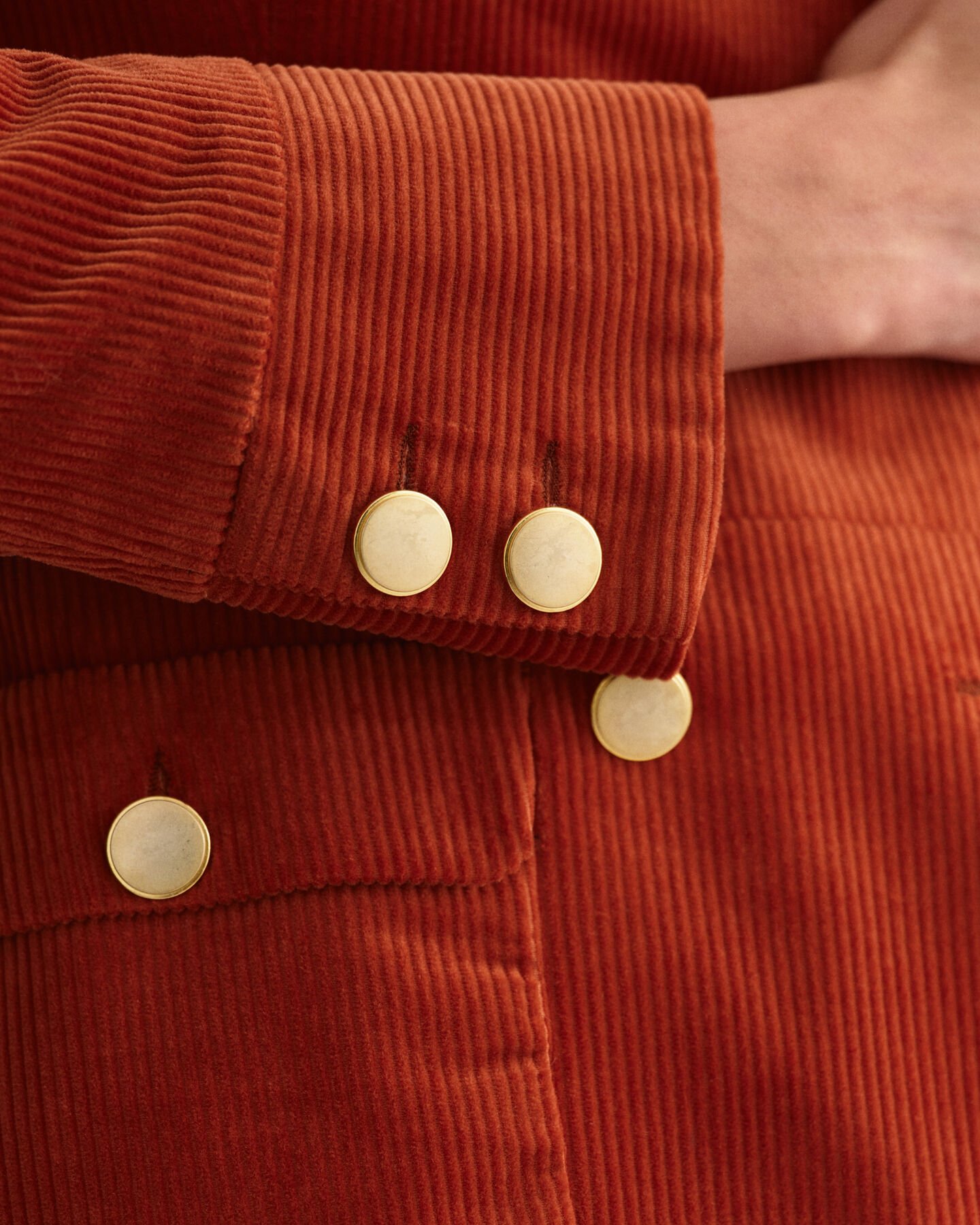 Chaqueta tipo americana estilizada de pana