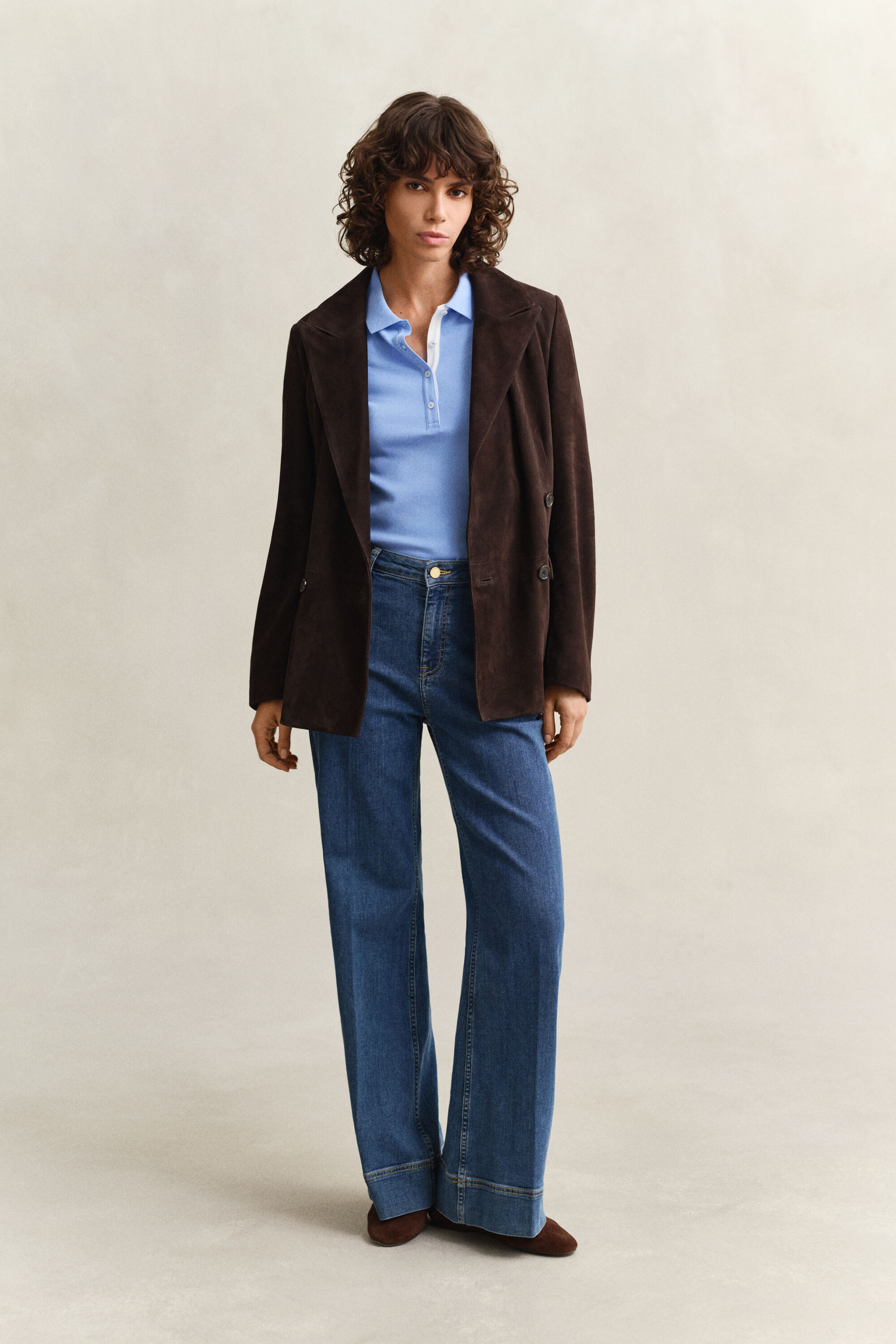 Polo de piqué en contraste