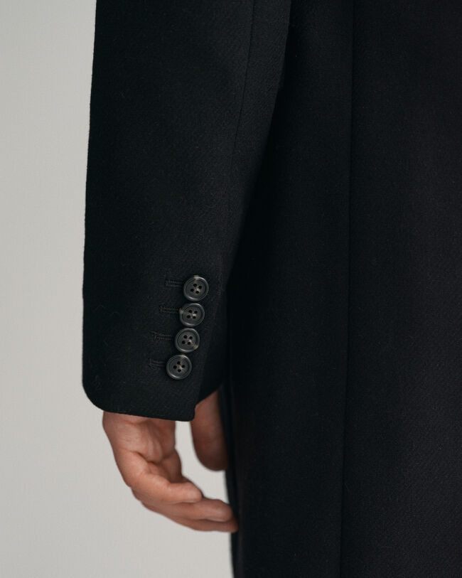 Sobretodo de lana clásico Tailored Fit