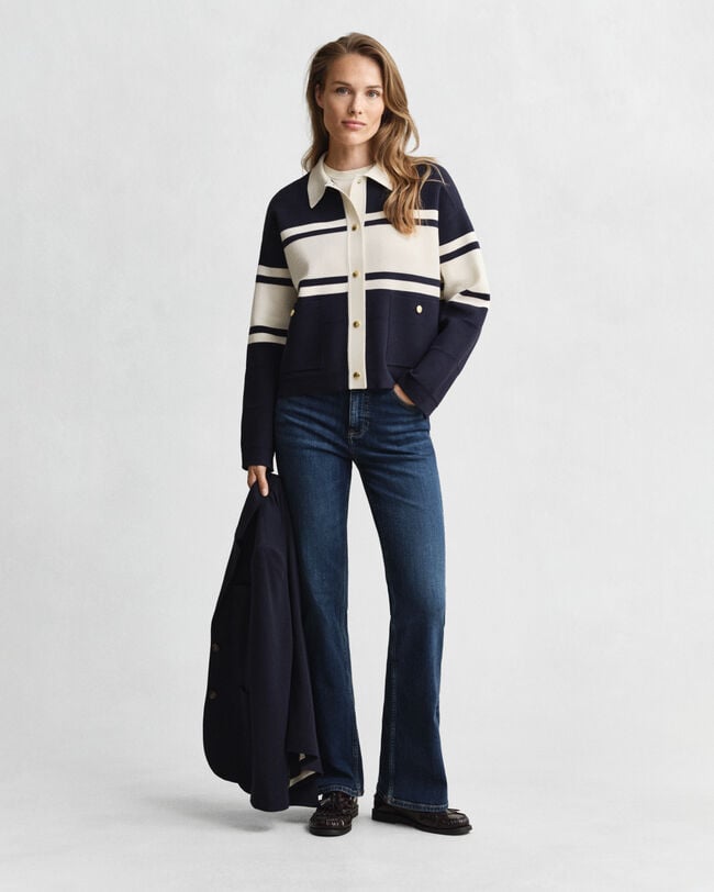 Cárdigan Color Blocked