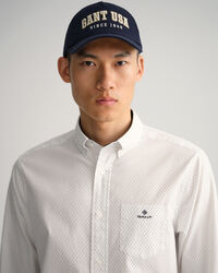 Camisa Oxford Regular Fit con microestampado