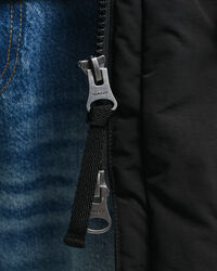 Chaqueta de plum&oacute;n gruesa de largo medio