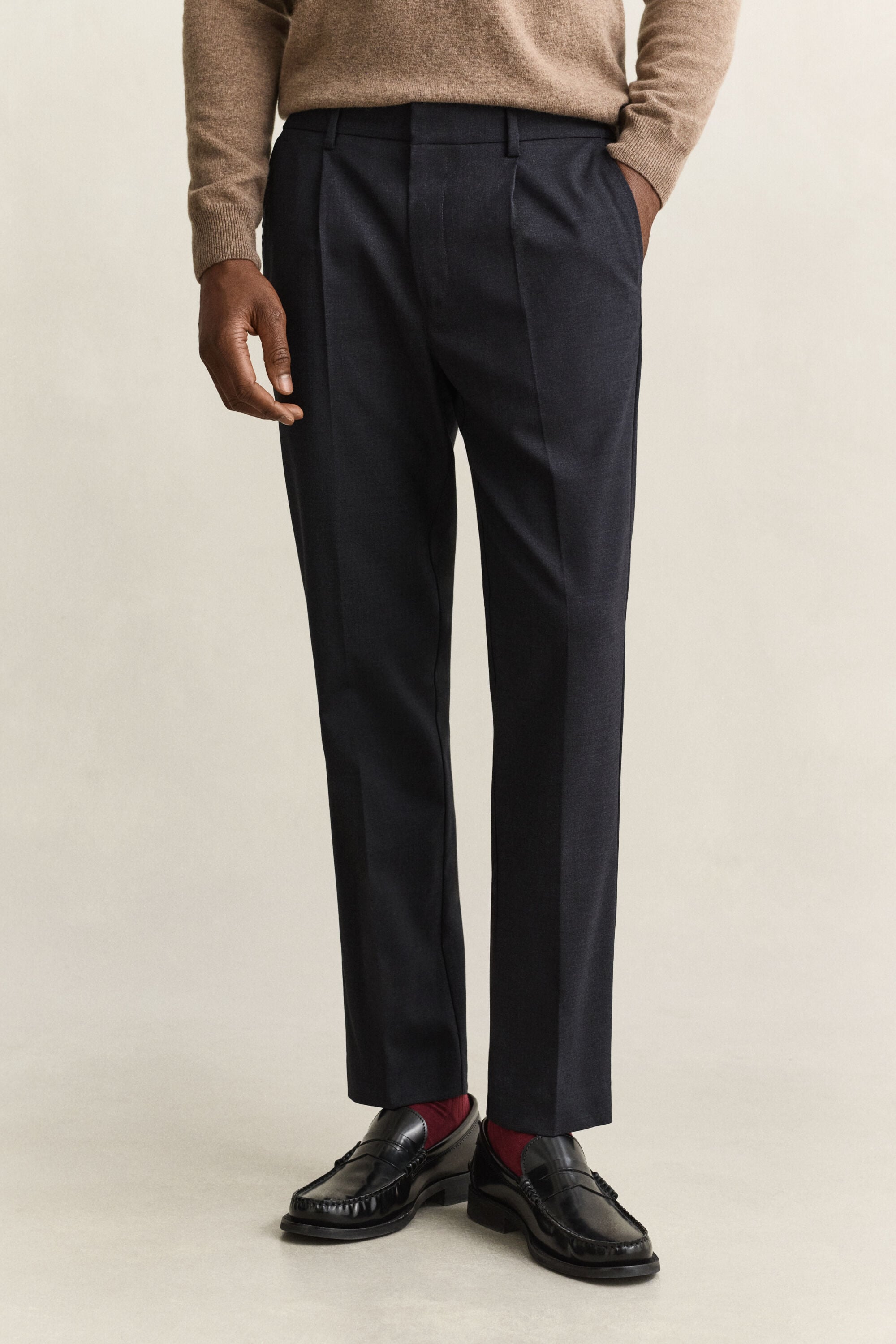 Pantalones Tapered de lana