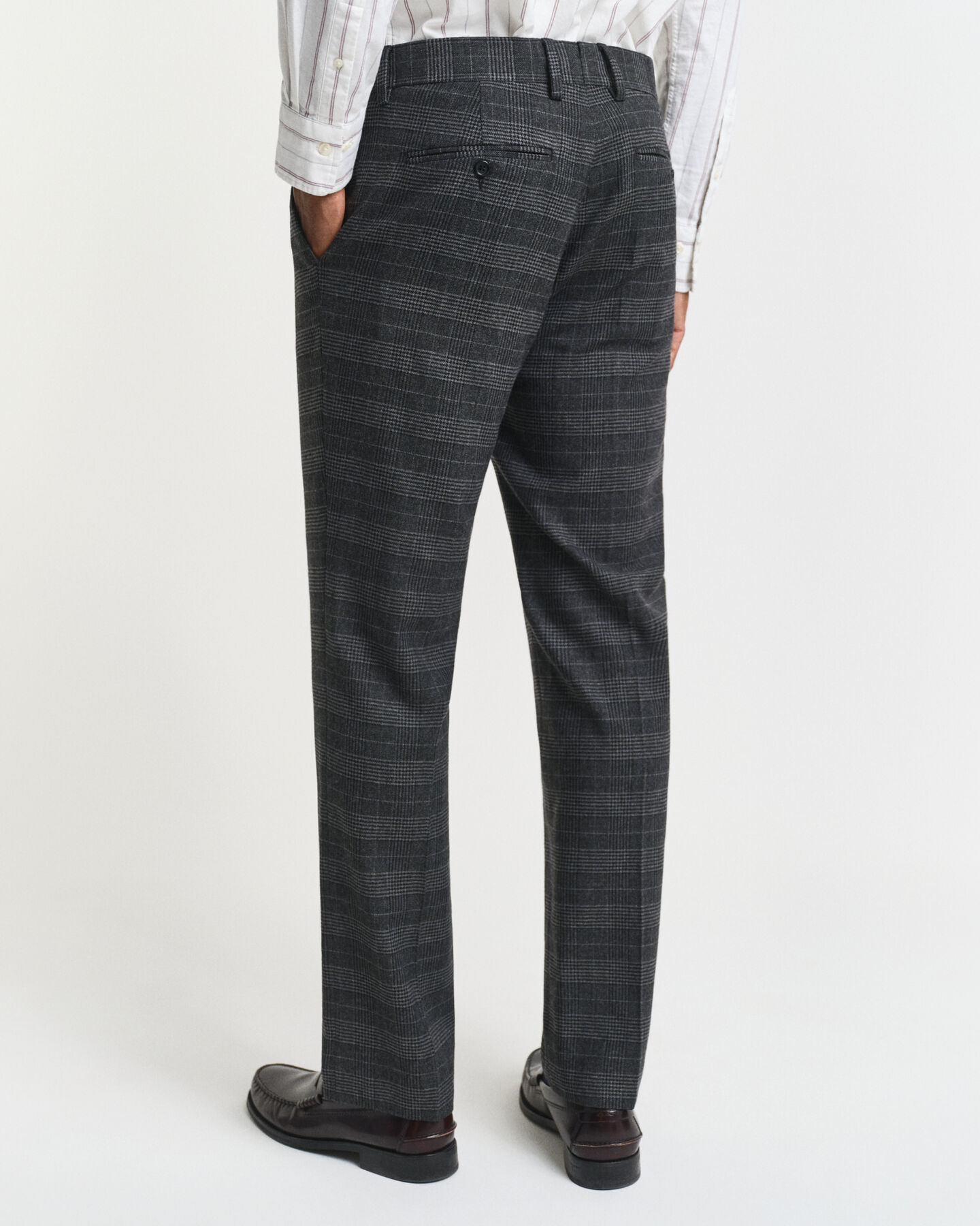 Pantalones de traje Slim Fit de cuadros Glen