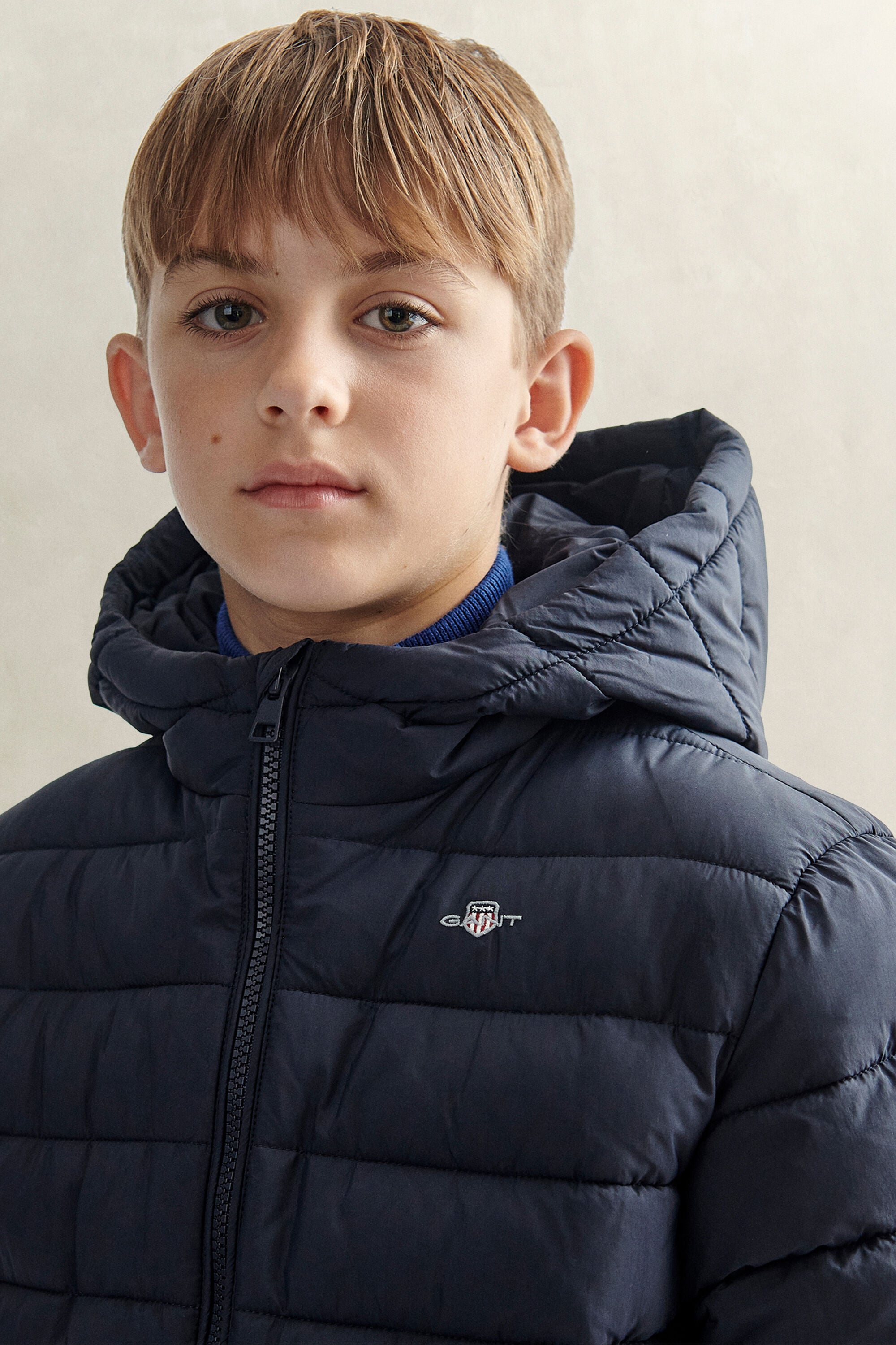 Chaqueta acolchada con capucha Teen Boys