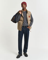 Jersey de cuello redondo en lana de oveja muy fina