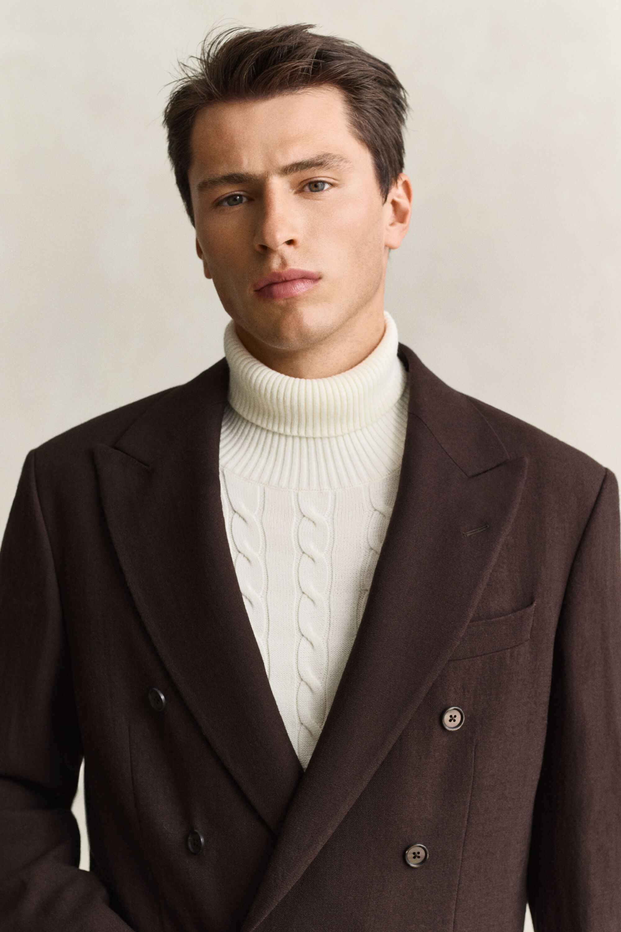 Chaqueta de traje de lana