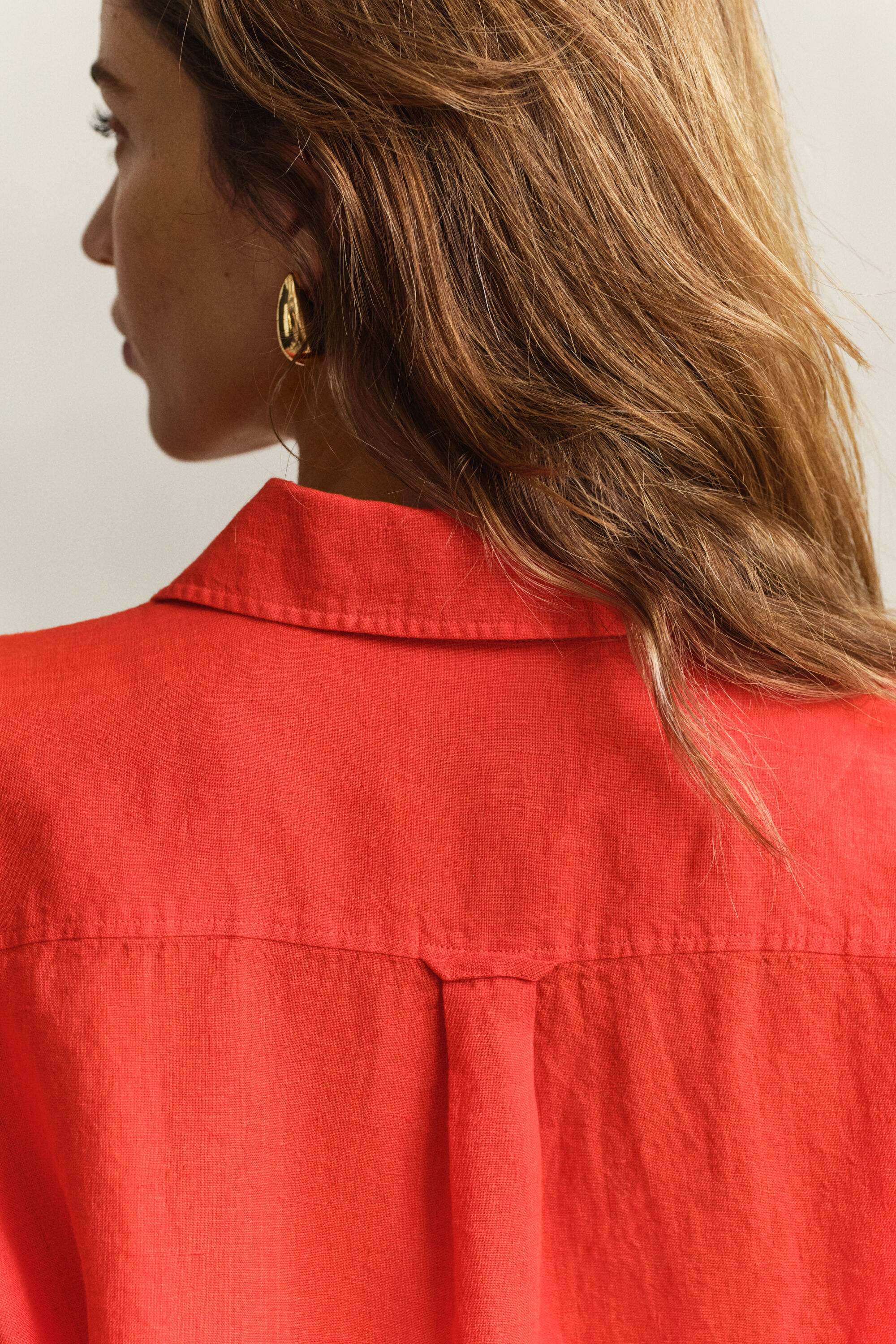 Camisa Relaxed Fit de lino