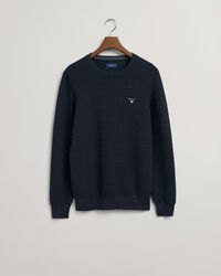 Jersey de cuello redondo y algod&oacute;n Texture