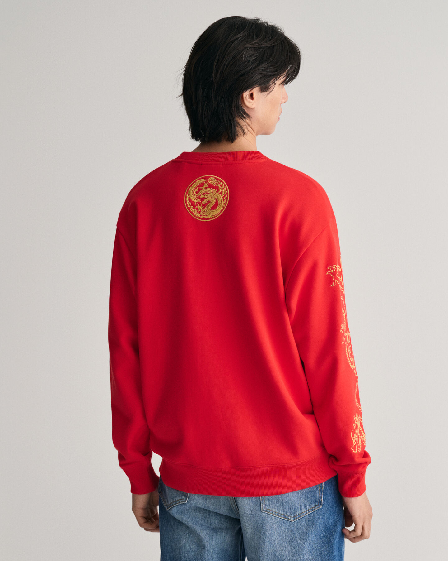 Sudadera de cuello redondo Dragon Crest