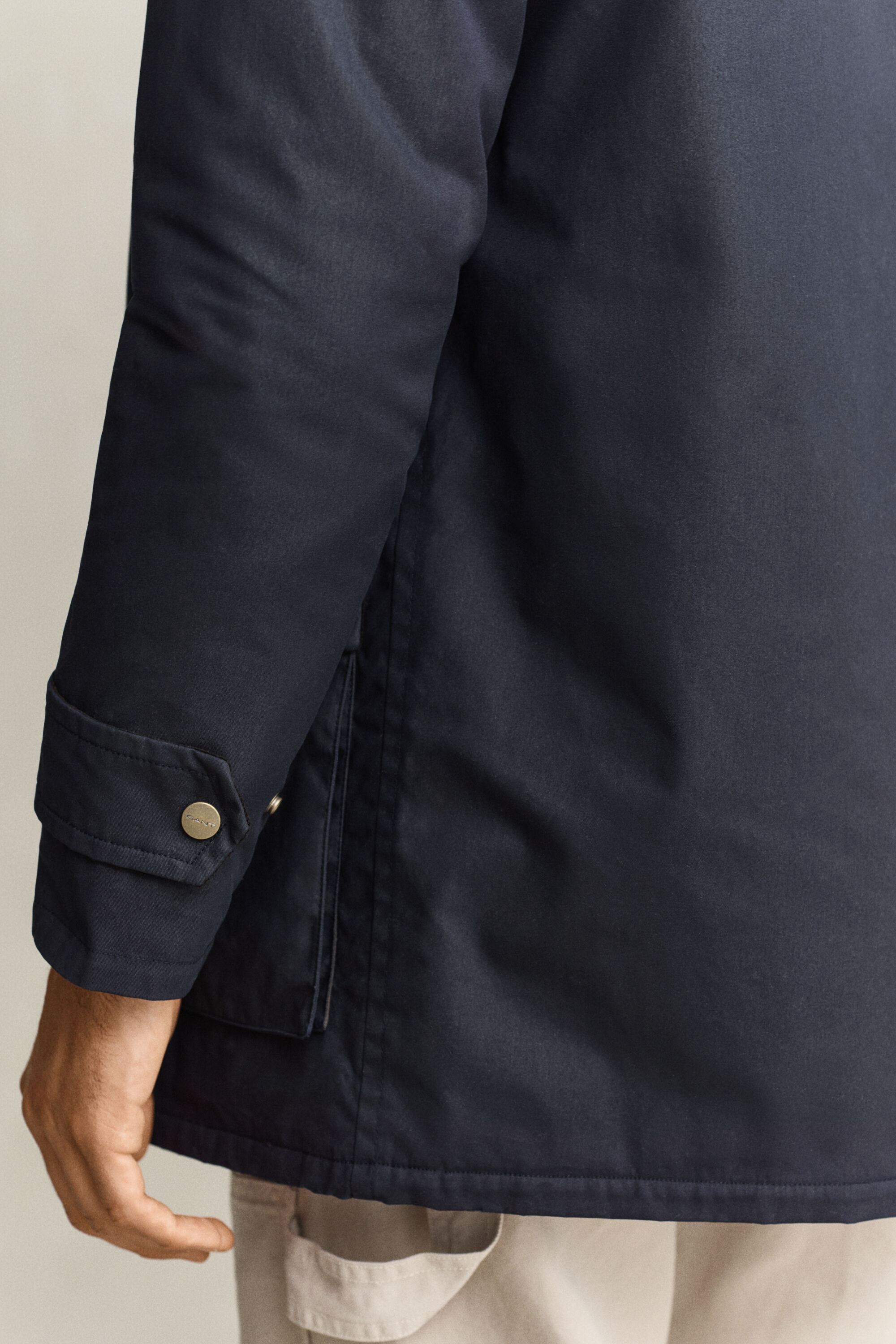 Chaqueta Double Decker encerada