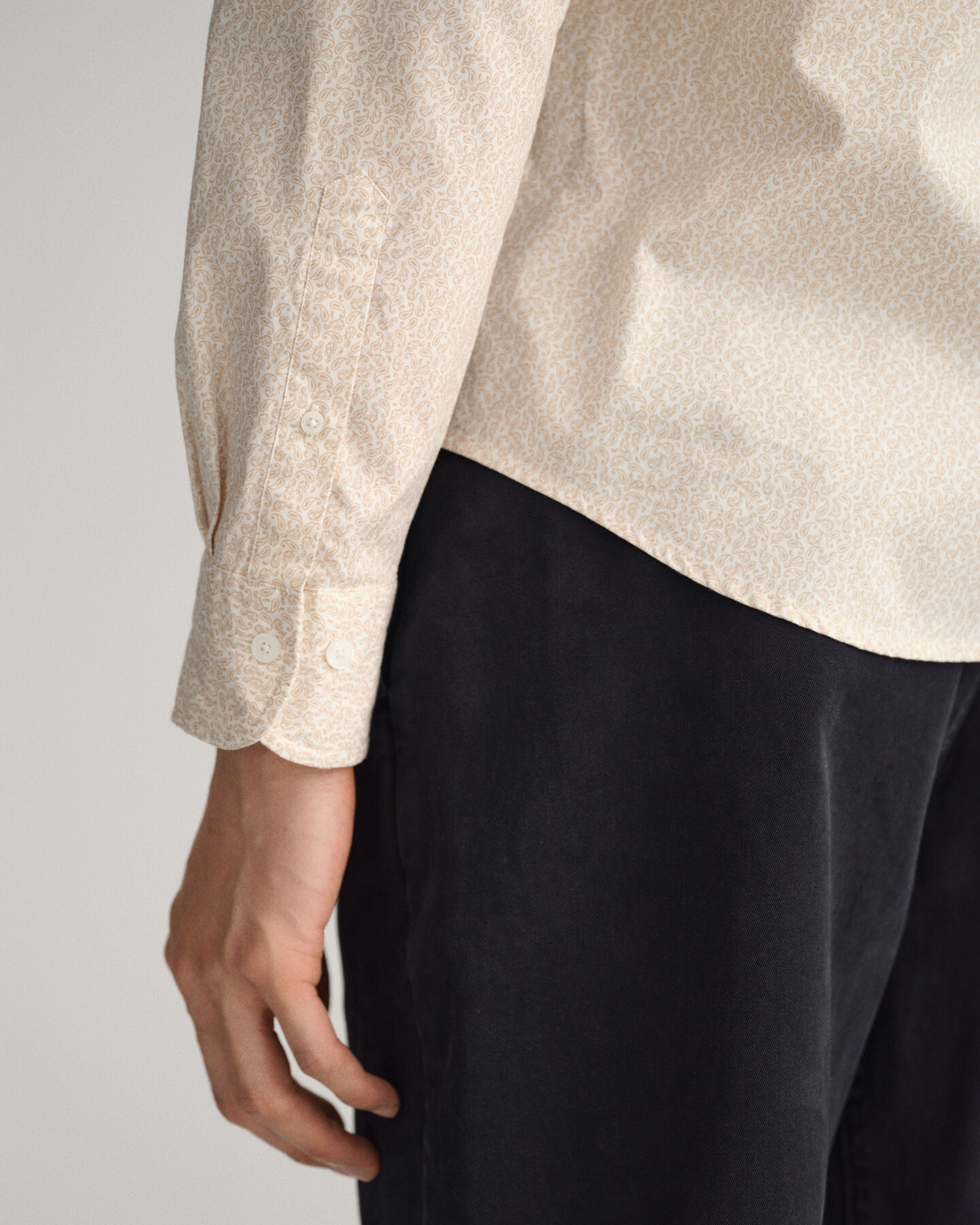 Camisa Oxford Slim Fit Small Paisley