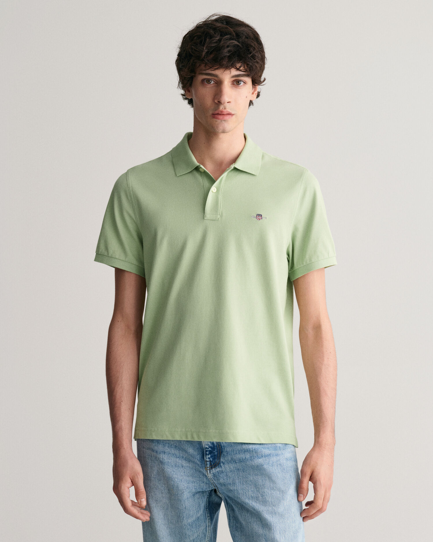 Polos manga best sale larga hombre gant