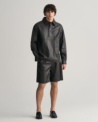 Pantalones cortos de piel