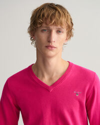 Jersey de cuello de pico y algod&oacute;n Classic