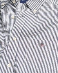 Camisa Regular Fit de manga corta Seersucker