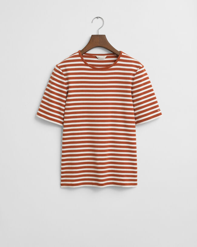 Camiseta acanalada de rayas