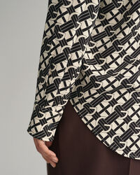 Camisa Relaxed Fit G Patterned