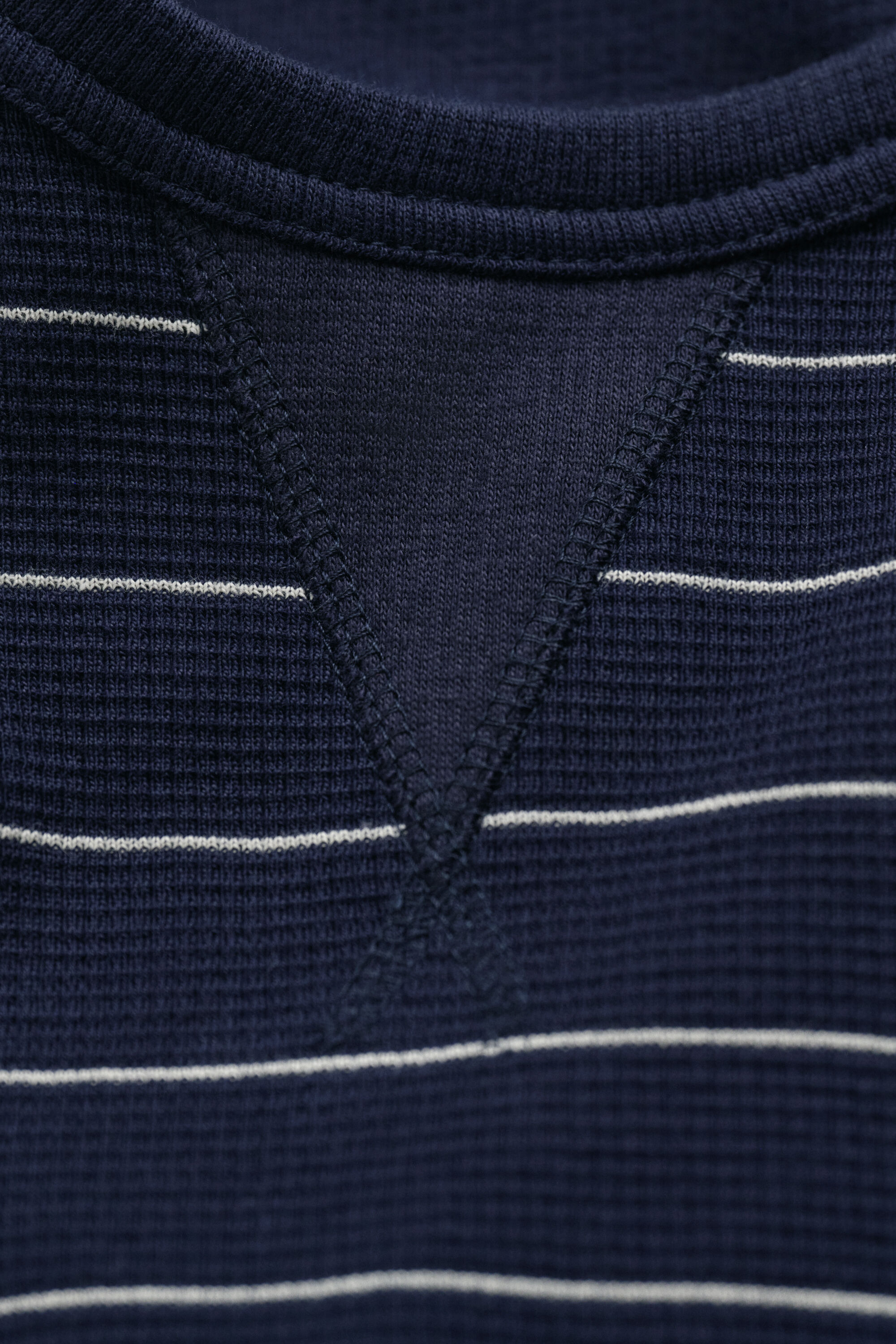 Sudadera de rayas texturizada