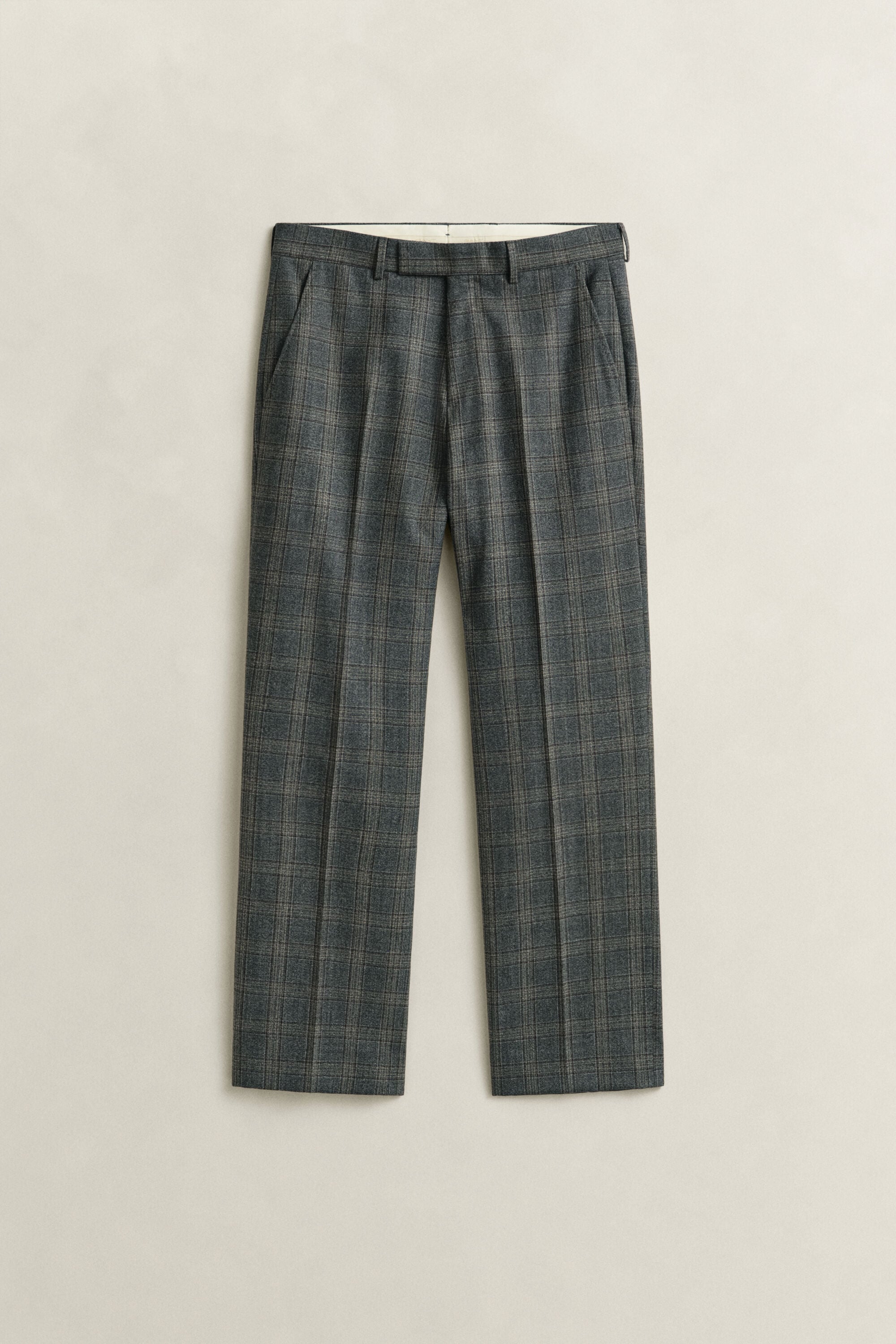 Pantalones de traje a cuadros Glen