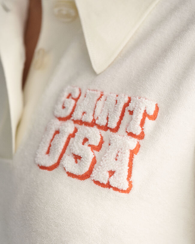 Vestido tipo polo Terry Cloth