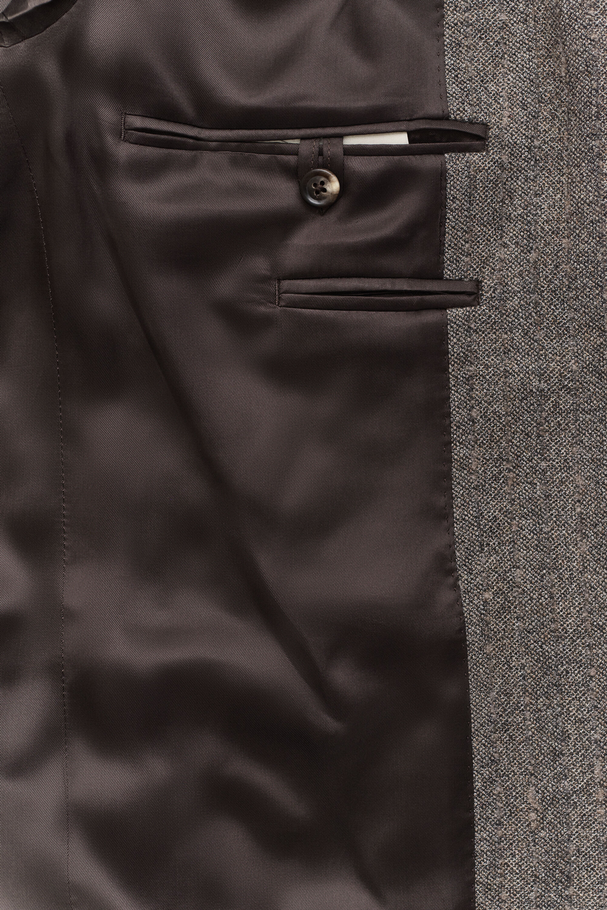 Chaqueta de traje de raya diplomática