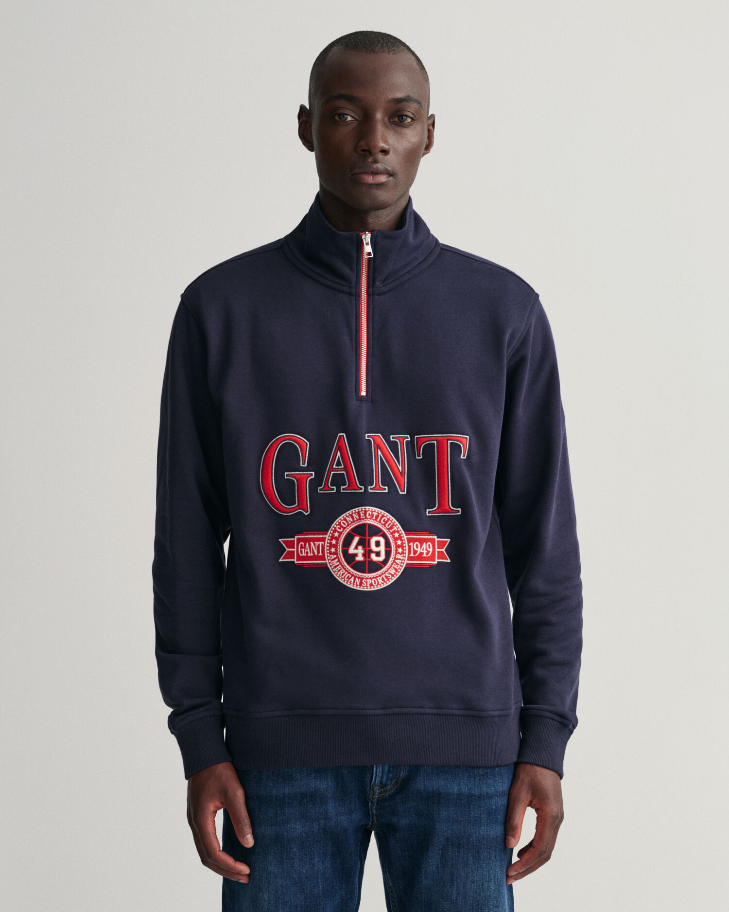 Sudadera media hot sale cremallera vintage