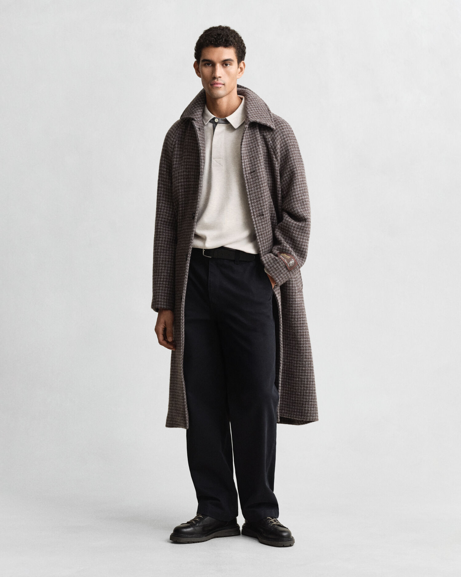 Sudadera tipo polo Light Sacker Rib