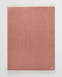 Colcha de lana con diseño de espiga