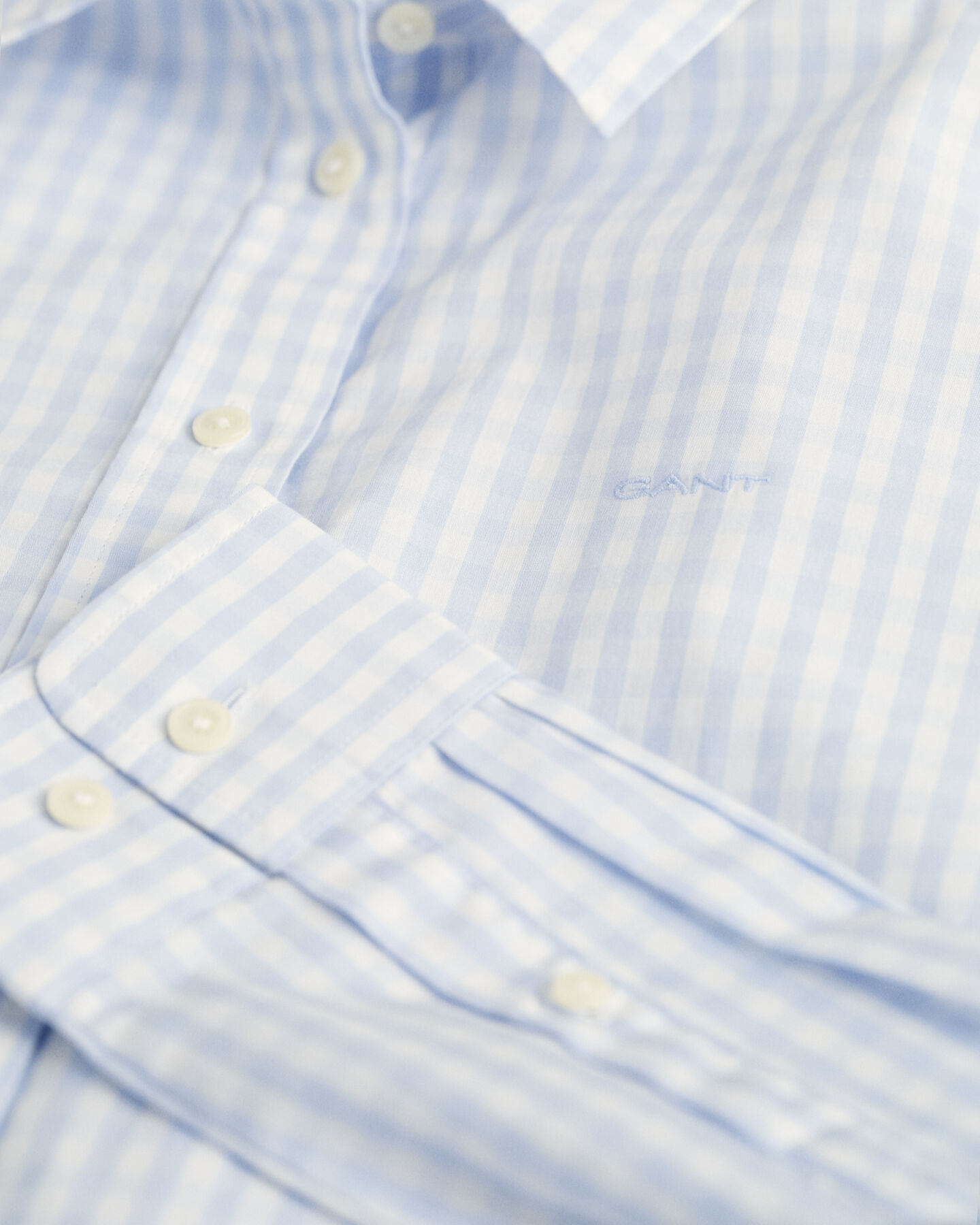 Camisa Regular Fit de popelina a cuadros Vichy