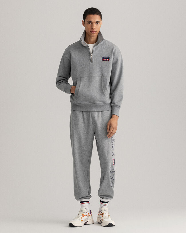 Jersey con media cremallera Retro Flag