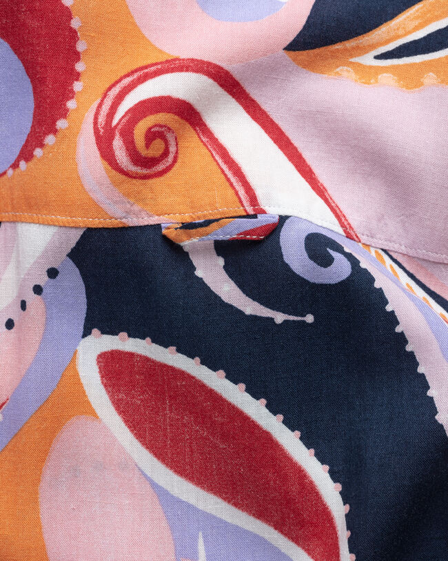 T&uacute;nica con estampado de cachemir