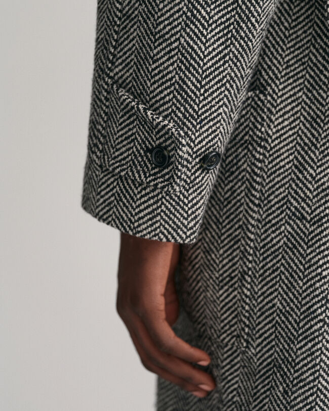 Abrigo de lana Balmacaan