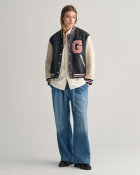GANT Varsity Jacket de piel