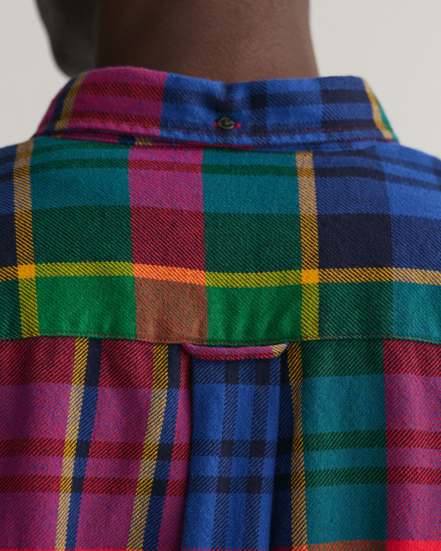 Camisa Relaxed Fit de sarga a cuadros