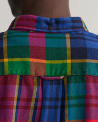 Camisa Relaxed Fit de sarga a cuadros