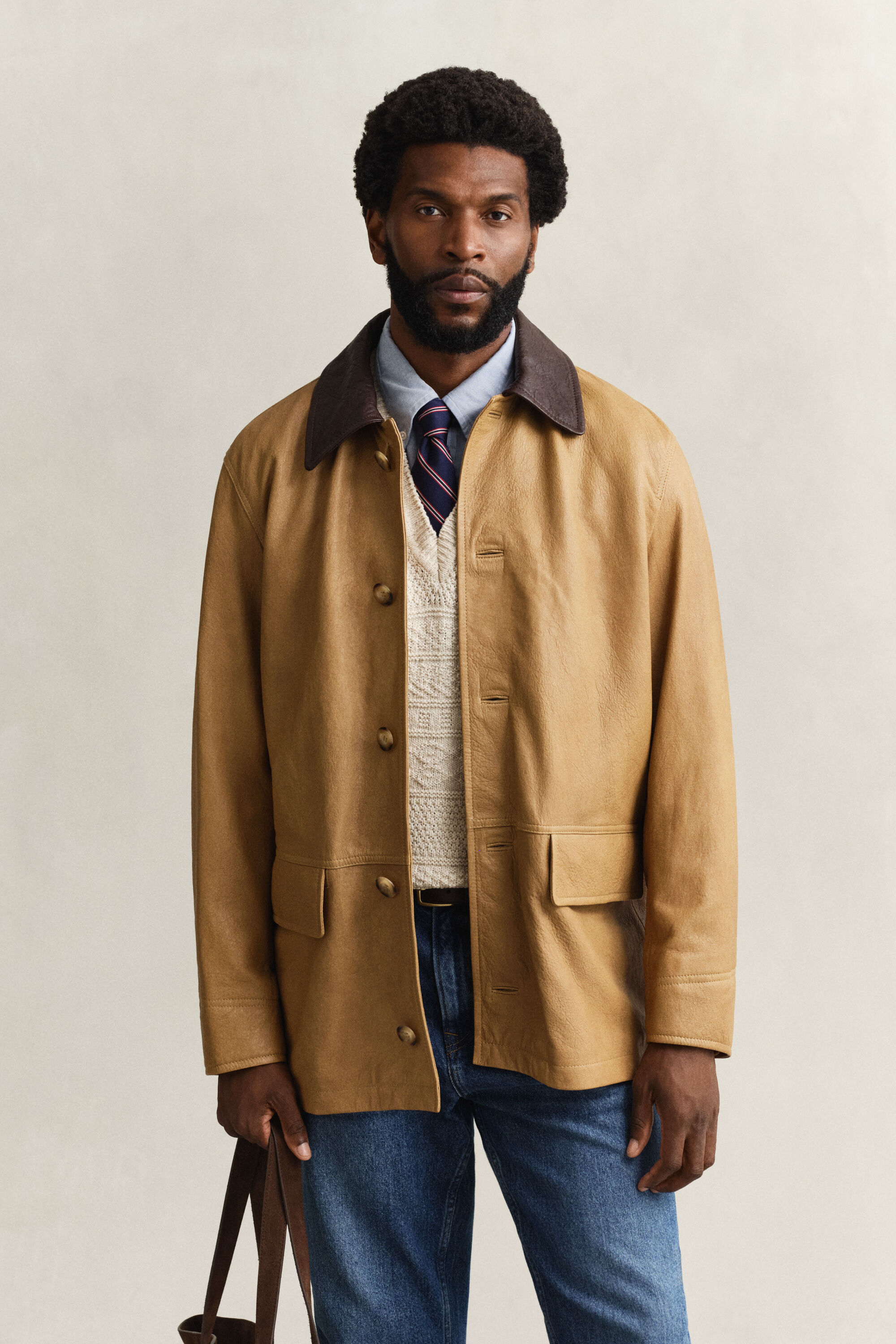 Chaqueta Decker de piel