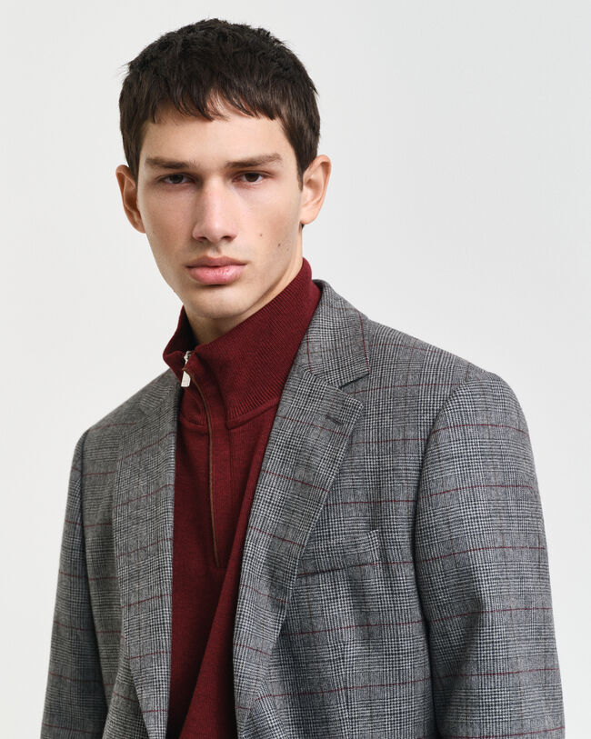 Americana de traje de cuadros