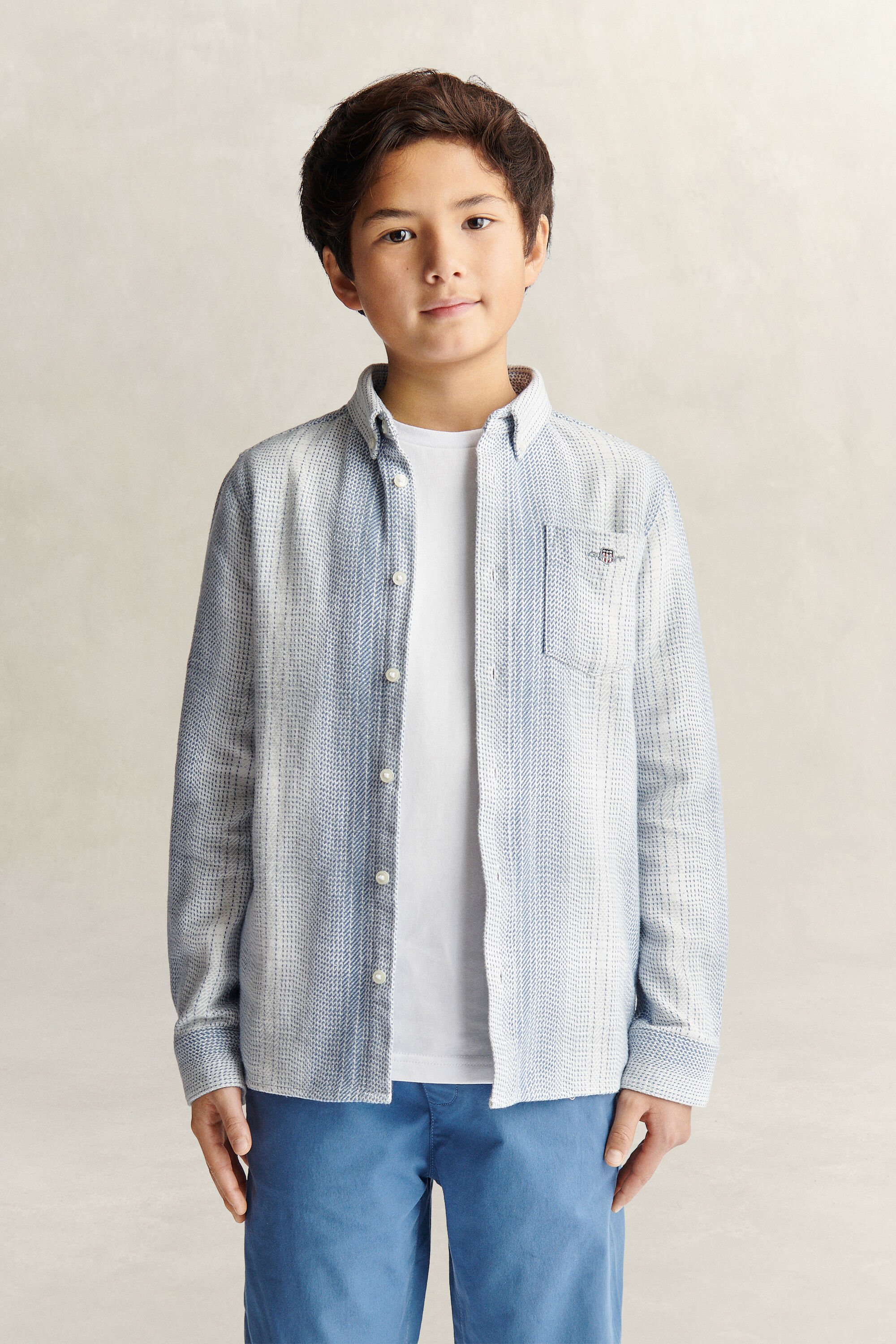 Sobrecamisa de cuadros Teen Boys