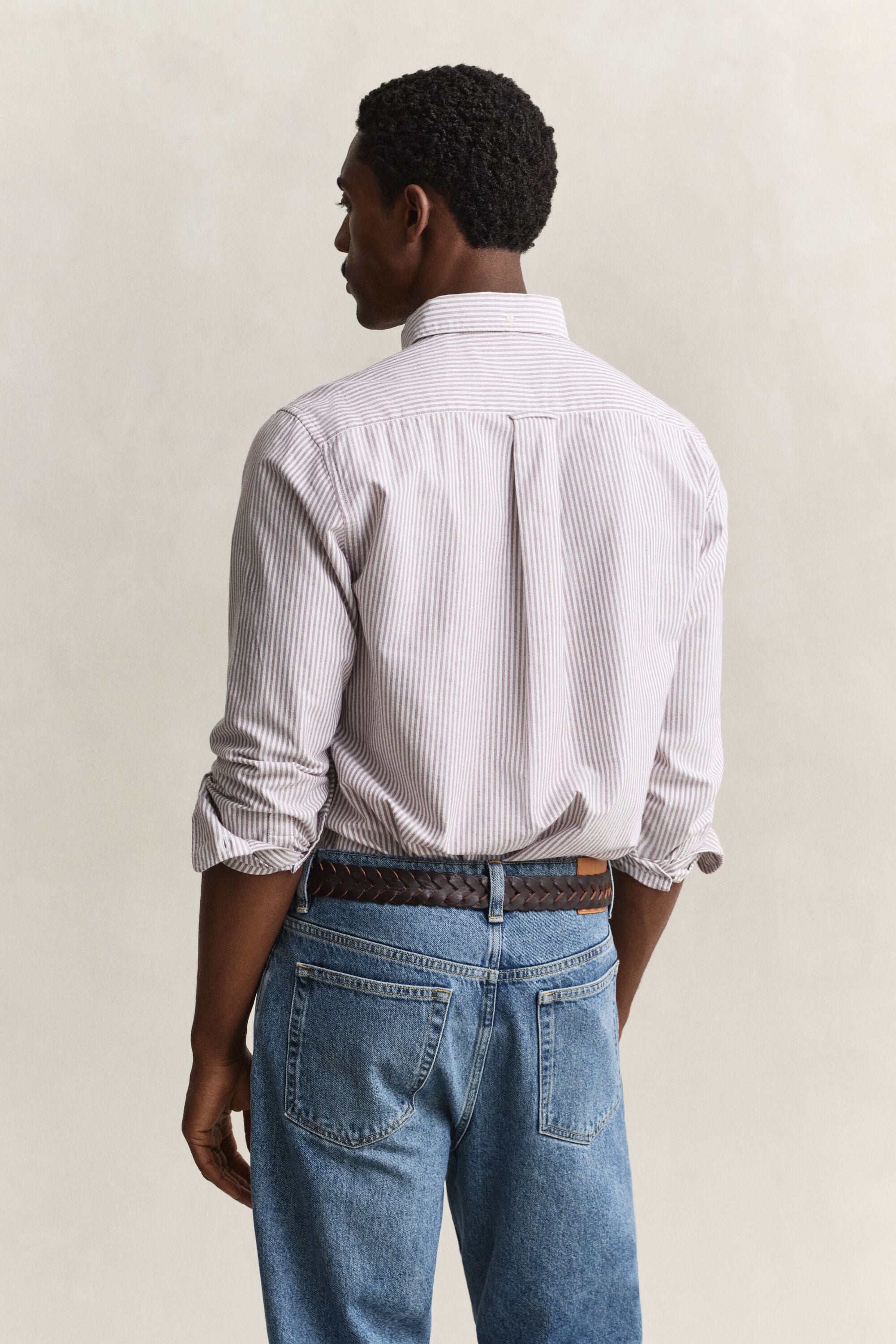 Camisa Oxford Regular Fit clásica de rayas
