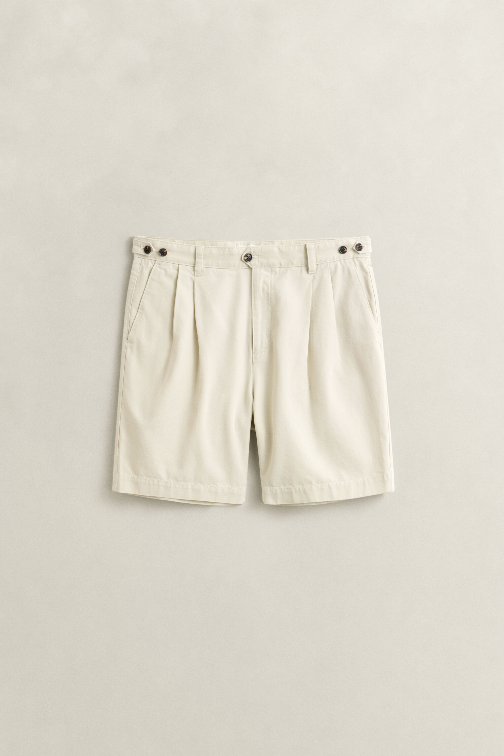 Pantalones chinos cortos de lona